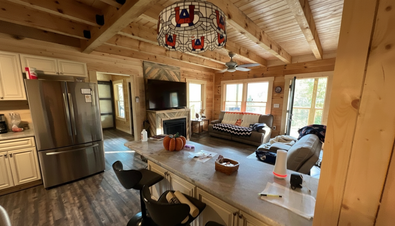 Custom home interior