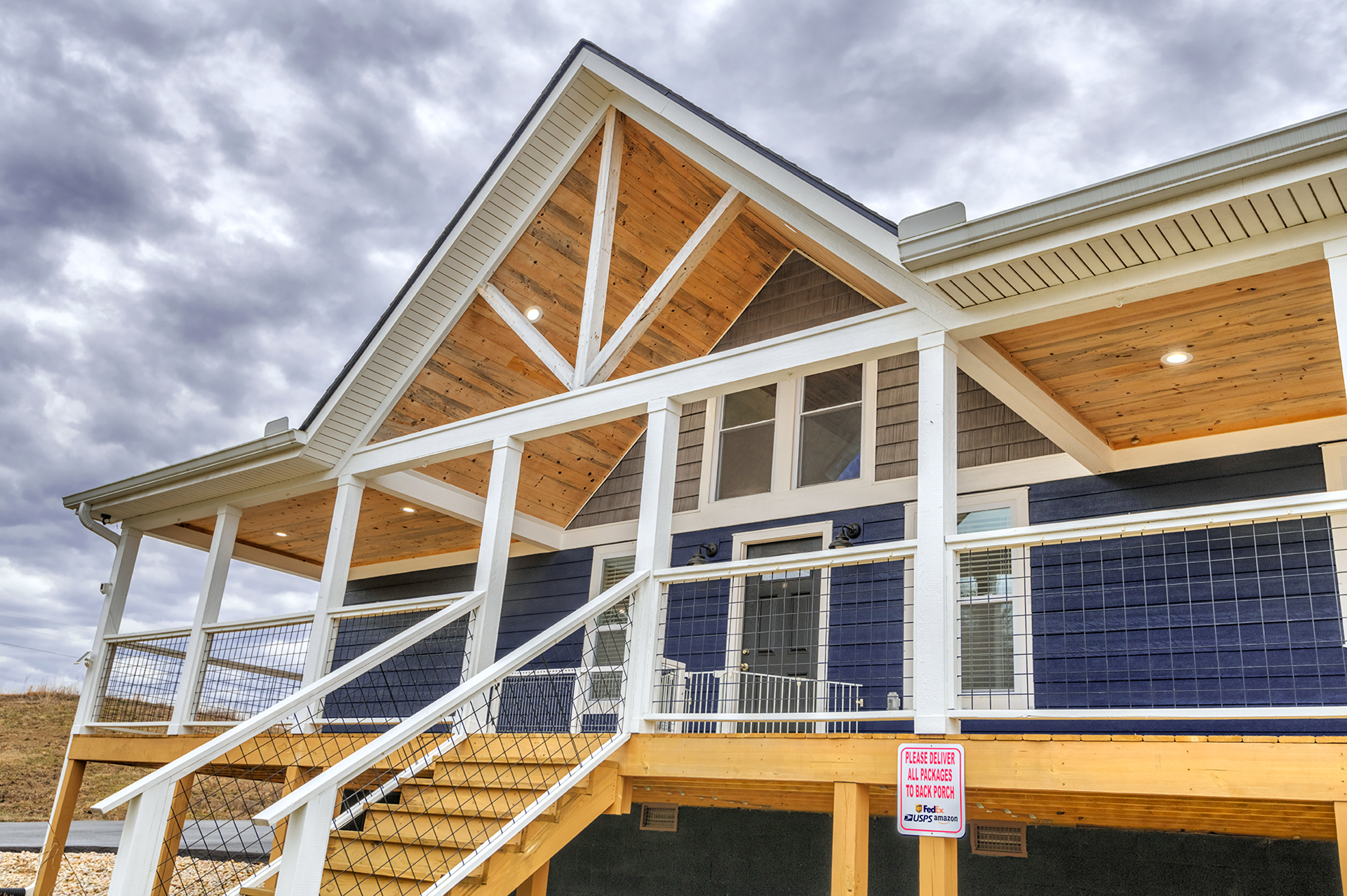 Turner Hill custom home side view