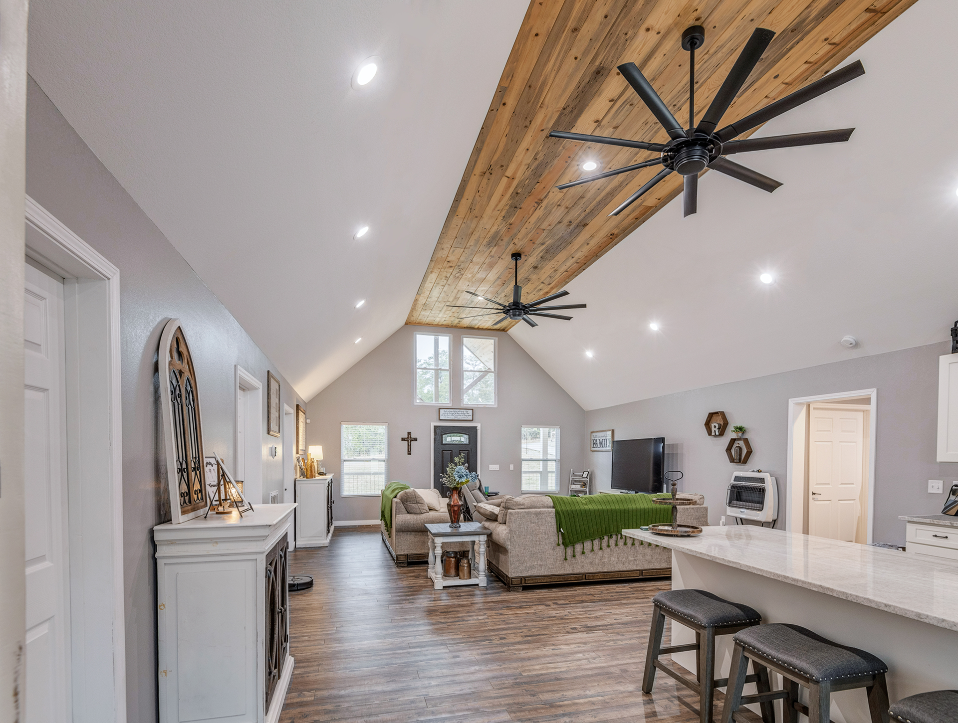Turner Hill custom bathroom with freestanding tub